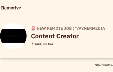 [Hiring] Content Creator @VaynerMedia Earnhire