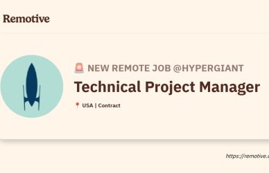 [Hiring] Technical Project Manager @Hypergiant Earnhire