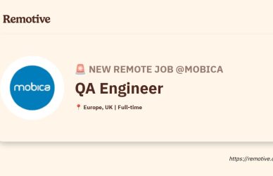 [Hiring] QA Engineer @Mobica Earnhire