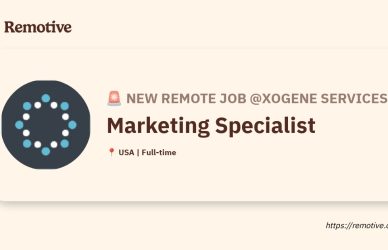 [Hiring] Marketing Specialist @Xogene Services Earnhire