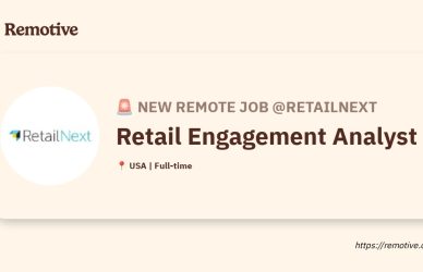 [Hiring] Retail Engagement Analyst @RetailNext Earnhire